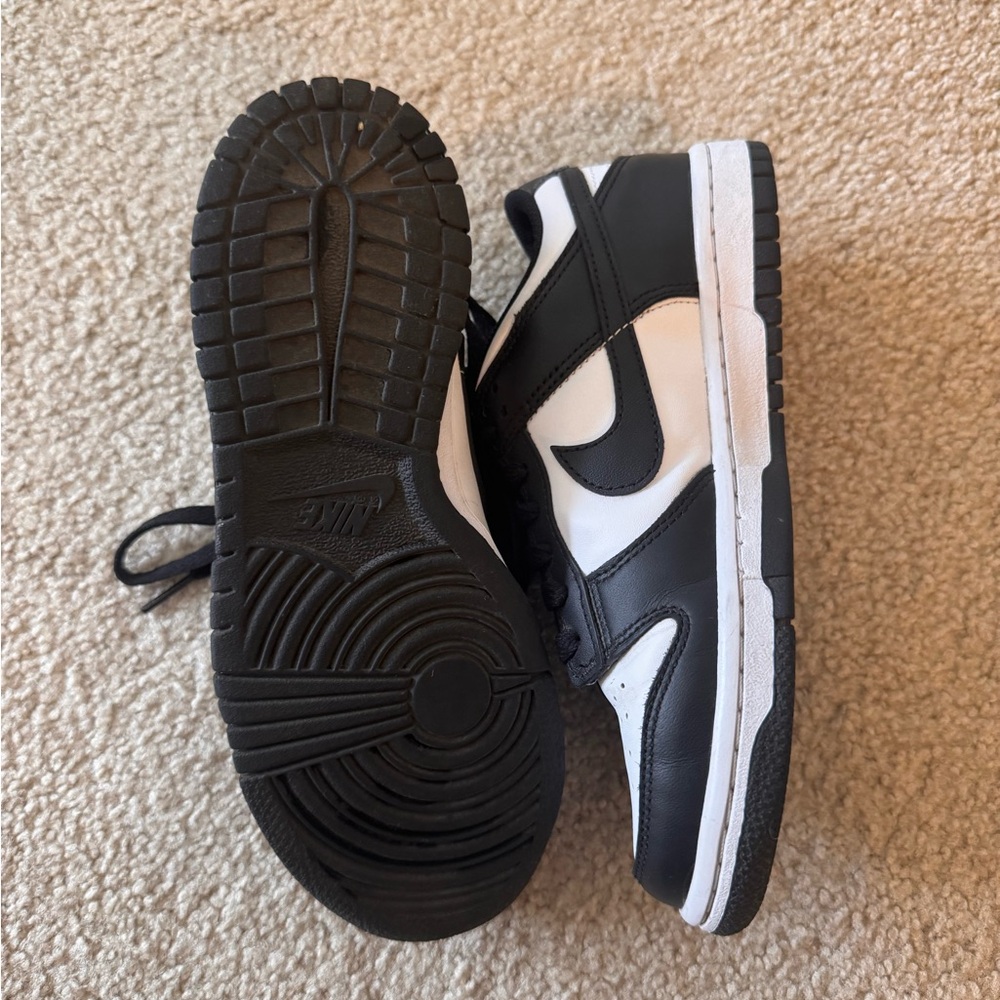 Nike Kids Black and White Dunk Sneakers